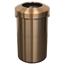 Witt Br24ss 24 Gal Indoor Decorative Trash Can Metal Brass Furthermore, they are good for both indoor and outdoor waste management.