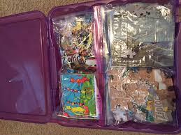 Image via i heart organizing. Compact Storage For Jigsaw Puzzles The Organized Mom