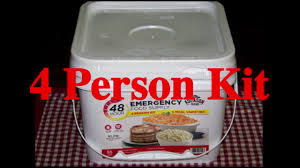 As emergency food storage, survival food kits are specially designed to keep your body ready and supplied with a variety of nutrition in the event of an emergency. Survival Food Review Augason Farms 48 Hour Emergency Food Supply 4 Person Kit Youtube