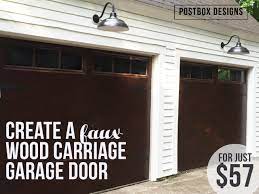 Posted on 3:41 am by lahman. My 57 Garage Door Makeover How To Knock Off Expensive Wood Doors Postbox Designs