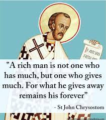 This Is An Important Touchstone For Me When We Give Generously And Find Ourselves Mistreated By The Reci John Chrysostom Saint Quotes Catholic Catholic Quotes