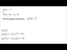 In this case the pattern is fairly easy to see: Worked Example Using Recursive Formula For Arithmetic Sequence Video Khan Academy