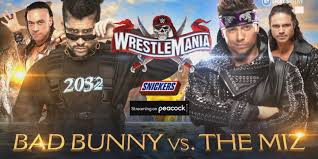 Roman reigns will be on bt. Bad Bunny Vs The Miz Officially Announced For Wwe Wrestlemania 37 Fightful News