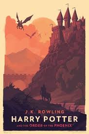 Harry Potter And The Order Of The Phoenix Art By Olly Moss Harry Potter Poster Harry Potter Book Covers Harry Potter Series