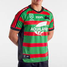 This year, in recognition of their hard work in their souths cares programs, we picked seven youths to design our rabbitohs jersey. Isc South Sydney Rabbitohs Nrl 2020 Home S S Rugby Shirt 55 00