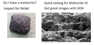 The campbell geology museum is not a meteorite identification service. Meteorite Identification Via Testing Sem And Edx Home Facebook