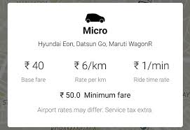 1km is equivalent to 0.6214 miles. Ola Undercuts Uber With Micro Cabs At Rs 6 Per Kilometre Technology News
