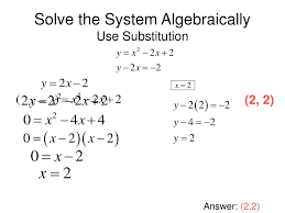 Ppt Solving Systems Of Linear And Quadratic Equations Powerpoint Presentation Id 1390949