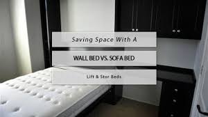When it comes to sofa beds vs. Saving Space With A Wall Bed Vs Sofa Bed Lift Stor Beds