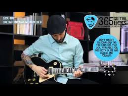 Lick 320 365 Ballad Rhythm Melody In D 365 Guitar Licks Project Guitar Blues Guitar Classic Blues