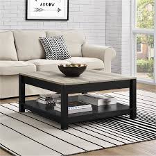 Example is this living room that has just that and to be able to cater to the need of this space, they added two beautiful glass coffee tables to it. Better Homes And Gardens Langley Bay Coffee Table Multiple Colors Walmart Com In 2021 Square Living Room Table Coffee Table Square Coffee Table Farmhouse
