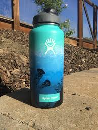 Black And White Ombre Hydro Flask Amazon Painting Them Is Kinda Cool Hydroflask Water Bottle Art Water Bottle Design Hydro Flask Water Bottle