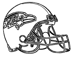 Ravens Batimore Helmet Coloring Pages Football Coloring Pages Football Helmets Baltimore Ravens Football