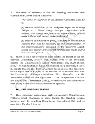 Wetang'ula on bbi court ruling. Bbi Consolidated High Court Of Kenya Judgement Of The Constitutional And Human Rights Petition No E282 Of 2020 Delivered May 13 2021 The Elephant