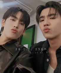 🐯: 100% Salinan Papa Perth dan Papa Ta😚 🐯: Anakkuuu 🔥😎 🐶: Bayiku lucu  banget 🥰 #PerthSanta #Domiia