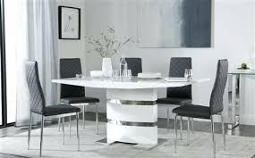high gloss dining table and 4 chairs