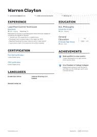 It is part of an external analysis when conducting a strategic analysis or doing market research. Top Pest Control Resume Examples Samples For 2021 Enhancv Com