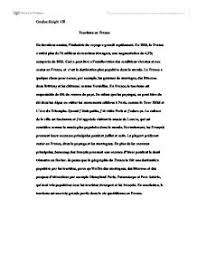 Sample Igcse French Essays
