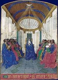 With the holy spirit among the disciples, the church was born. Pentecote Wikipedia