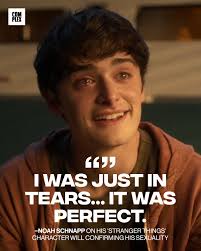 Stranger Things' actor Noah Schnapp speaks out after his character Will  Byers confirms his sexuality. Noah Schnapp said the creators of 'Stranger  Things' handled Will Byers' coming-out moment in the final season