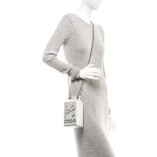 Chanel Metallic Goatskin Lait De Coco Milk Carton Bag Silver Milk Carton Bag Coco Milk Leather Thread