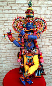 Paper Quilled 3d Lord Krishna Paper Quilling Cards Paper Quilling Quilling Dolls