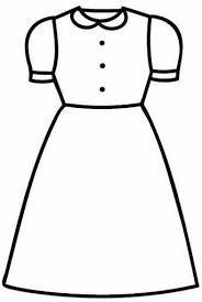 Al dibujar, las personas a menudo tienen que retratar sus vestidos. Dibujos De Vestidos Y Accesorios De Ropa Para Colorear