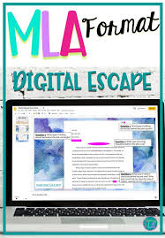 This Mla Format Lesson Will Helps Students With Their Understanding Of Mla Formatting Which W Middle School Ela Close Reading Middle School Digital Activities