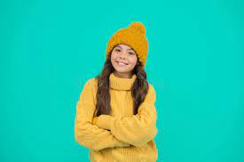 Want to improve you knitting? Childhood Happiness No Flu Get Ready For Winter Holiday Homemade Knit Cold Season Fashion Keep Yourself Warm Small Stock Image Image Of Garment Kids 164172447