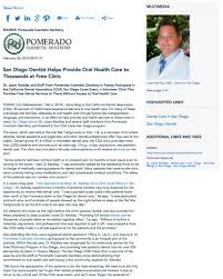 Your trip to san diego: San Diego Dentist Helps Provide Oral Health Care To Thousands At Free Clinic
