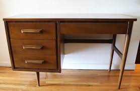 Posts About Brass Drawer Pulls On Picked Vintage Modern Wood Desk Mid Century Modern Wood Desk Mid Century Modern Desk