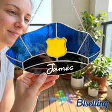 Law Enforcement Stained Glass