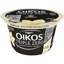 Oikos Triple Zero Greek Yogurt Vanilla 5 3oz Wholesale Danone Food Service