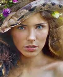 Beautiful Portrait By : Arghavan Khatami Iranian Contemporary painter