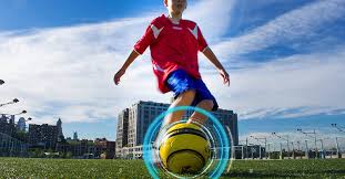 It crunches thousands of data points in real time to give you performance feedback as you go. Dribbleup S Soccer Ball Uses Augmented Reality To Level Up Your Game Digital Trends