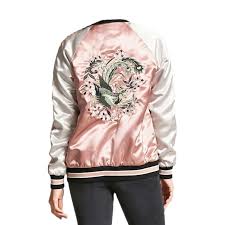 Design your own custom embroidered bomber jacket. Custom Embroidered Women Satin Bomber Jacket Ladies Buy Fashion Ladies Jackets Embroidery Women Jackets Women Satin Jackets Product On Alibaba Com