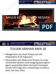 Kalau mkn kata tak boleh (adakan pemilihan) kita akur. 1 3majlis Keselamatan Negara 18 20 Dan 21