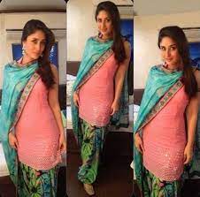 Kareena Kapoor Wear Beautiful Patiala Salwar Kameez New Fashion Suits By Bollywood Designers 4 Suit Fashion Indian Fashion Designers Indian Fashion