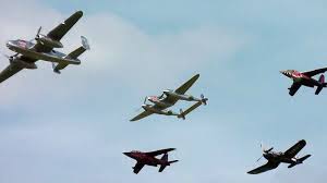 The fleet of flying bull's alpha jets is the best example because not only has the team brought these great planes back from dead into civilian aviation, they are constantly entertaining fans. Rare Flying Bulls B 25 P 38 F 4u Alpha Jet Formation Flypast Aerobatics Youtube