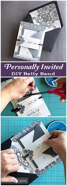Diy Wedding Invitation Belly Band With Guest Names Belly Band Invitation Wedding Invitation Ribbon Belly Band Wedding Invitations