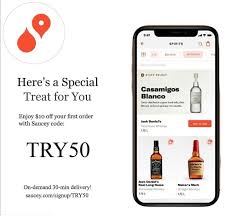Saucey Coupon Try50 Wine And Liquor Food Delivery App Liquor Delivery