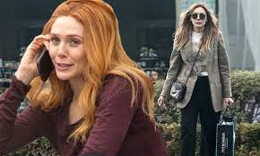 See the newlyweds' gold bands for the first time since the actress subtly revealed they tied the knot. Elizabeth Olsen Swaps Red Locks For A Dirty Blonde During Break From Marvel Series Wandavision Daily Mail Online