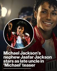 Our first look at Jaafar Jackson as Michael Jackson in the upcoming biopic  'Michael'