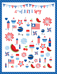 Create your own 4th of july invitations. 4th Of July I Spy Printable Let S Diy It All With Kritsyn Merkley