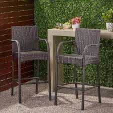 Cannot be combined with any other offers, past orders or trade partner. Noble House Cascada Stackable Wicker Outdoor Bar Stool 2 Pack As Low As 249 01 Upc 194188044953 Dexter Clearance