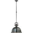 All visual comfort fixtures feature a living finish that will patina over time. Visual Comfort Yoke Large Pendant Polished Nickel