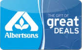 Since exact gift card availability will vary by store, you may want to check with your local albertsons to confirm that it has your desired gift card in stock before. Buy Discount Albertsons Gift Cards Save Up To 55 Free Shipping Guarantee