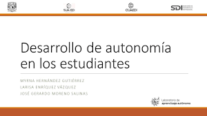 Sustantivo de género exclusivamente femenino, que lleva los artículos la o una en singular, y las o unas en plural. Desarrollo De Autonomia En Los Estudiantes Youtube