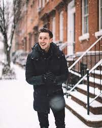 New York City Snow Day Bright Bazaar By Will Taylor Snow Outfit Men Mens Winter Fashion Winter Outfits Men