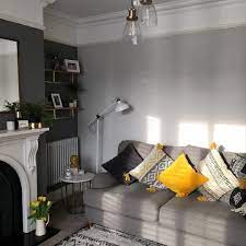 Image Result For Farrow And Ball Downpipe Chimney Living Room Grey Yellow Living Room Living Room Color